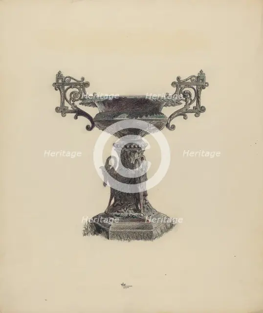 Urn, 1938. Creator: Ralph Atkinson.