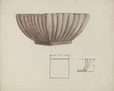 Urn Design, c. 1940. Creator: Charles Goodwin