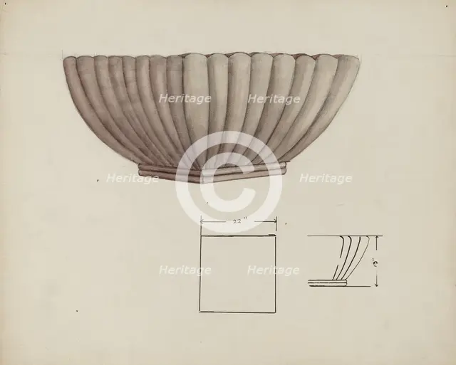 Urn Design, c. 1940. Creator: Charles Goodwin.