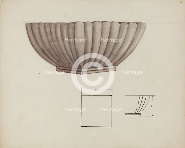 Urn Design, c. 1940. Creator: Charles Goodwin.