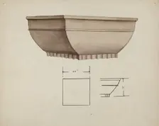 Urn Design, c. 1940. Creator: Charles Goodwin