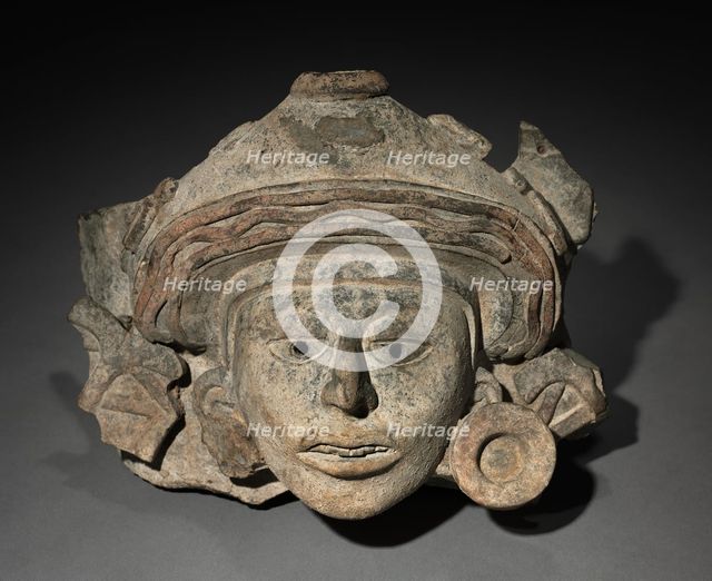 Urn Figure Head Fragment, c. 200-500. Creator: Unknown.