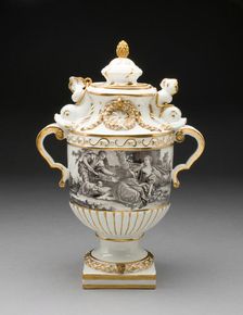 Urn, Frankenthal, 1776/77. Creator: Frankenthal Porcelain Factory