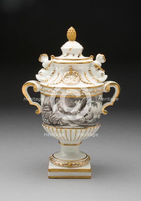 Urn, Frankenthal, 1776/77. Creator: Frankenthal Porcelain Factory.