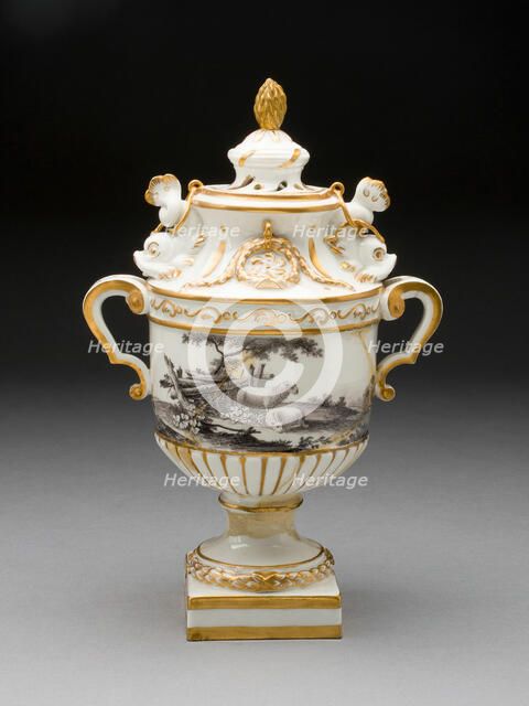 Urn, Frankenthal, 1776/77. Creator: Frankenthal Porcelain Factory.