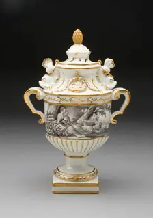 Urn, Frankenthal, 1776/77. Creator: Frankenthal Porcelain Factory