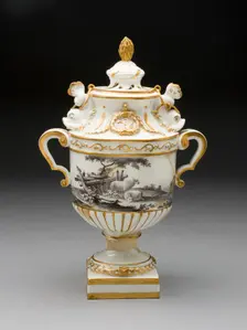 Urn, Frankenthal, 1776/77. Creator: Frankenthal Porcelain Factory
