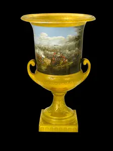 Urn showing the Battle of Waterloo, 1815, (1817-1819)