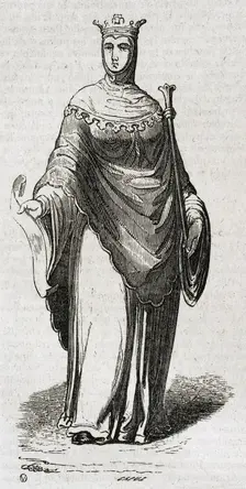 Urraca of Leon, (1081-1126) called the Reckless, 1852. Creator: Tomás Carlos Capuz