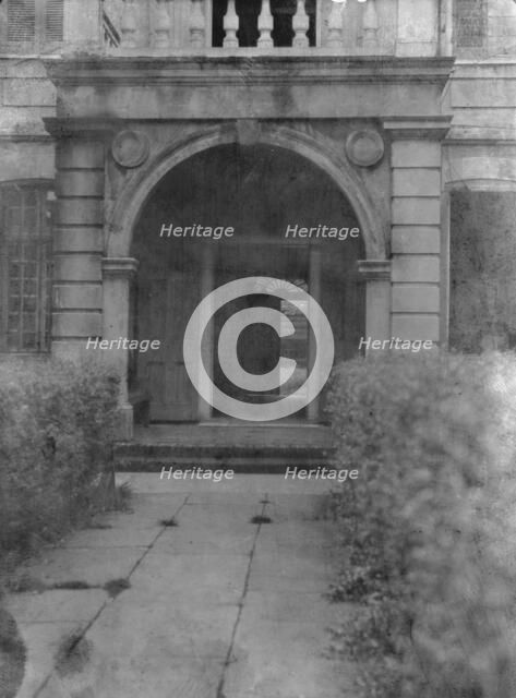 Ursuline Convent entrance, New Orleans, between 1920 and 1926. Creator: Arnold Genthe.