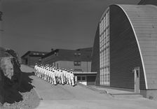 U.S. Coast Guard Academy, Reserve Cadet Buildings, New London, Connecticut, 1943. Creator: Gottscho-Schleisner, Inc