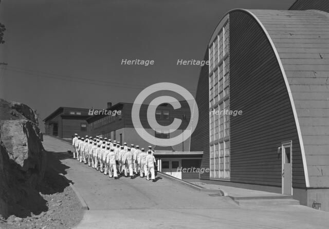 U.S. Coast Guard Academy, Reserve Cadet Buildings, New London, Connecticut, 1943. Creator: Gottscho-Schleisner, Inc.