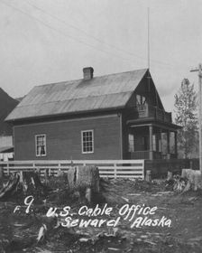 U.S. Cable Office, between c1900 and c1930. Creator: Unknown