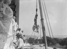 U.S. Capitol - Pediment On House Front; Sculpture By Paul Bartlett, 1916. Creator: Harris & Ewing