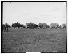 U.S. Army barracks, Plattsburgh, N.Y., c1905. Creator: Unknown