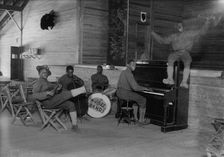 US Army Jazz Band, Camp Upton, 27 May 1918. Creator: Bain News Service