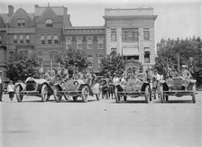 U.S. Army - Motorized Anti-Aircraft Battery, 1910. Creator: Harris & Ewing