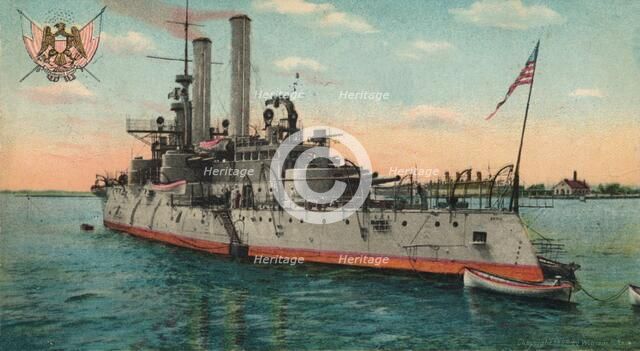 US Battleship Iowa, c1908. Artist: Unknown