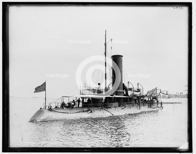 U.S. Battleship [sic] Katahdin, c1899. Creator: Edward H Hart.