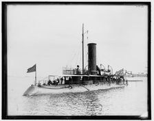 U.S. Battleship [sic] Katahdin, c1899. Creator: Edward H Hart
