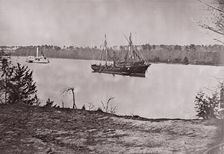 U.S. Gunboat "Mendota", James River, 1861-65. Creator: Unknown