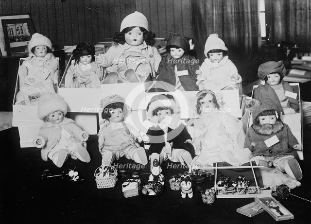 U.S. dolls for Japanese children, between c1915 and c1920. Creator: Bain News Service.