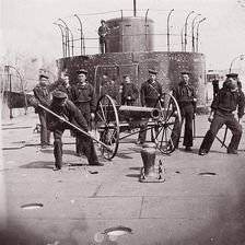 U.S. Monitor Lehigh, James River, 1861-65. Creator: Unknown