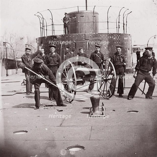 U.S. Monitor Lehigh, James River, 1861-65. Creator: Unknown.