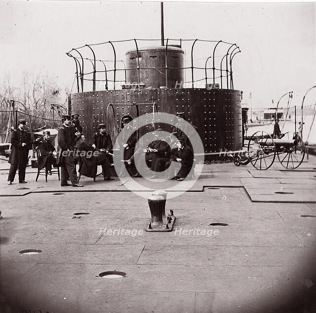 U.S. Monitor Lehigh, James River, 1861-65. Creator: Unknown.