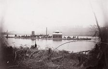 U.S. Monitor "Mahopac" on the Appomattox River, 1864. Creator: Unknown