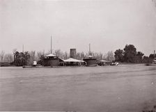 U.S. Monitor Onondaga, James River, 1861-65. Creator: Unknown