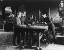 U.S. Naval Academy, Annapolis: experiments in wireless telegraphy, (1902?). Creator: Frances Benjamin Johnston