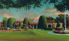 U.S. Naval Training Station, Administration Building. San Diego, California c1941