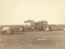 US School for Indians at Pine Ridge, SD, 1891. Creator: John C. H. Grabill