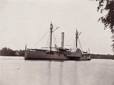 U.S. Ship "Mendota", James River, 1861-65. Creator: Unknown