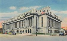 U.S. Post Office 1942. Artist: Caufield & Shook