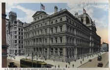 US Post Office, 9th and Market Streets, Philadelphia, Pennsylvania, USA, 1914