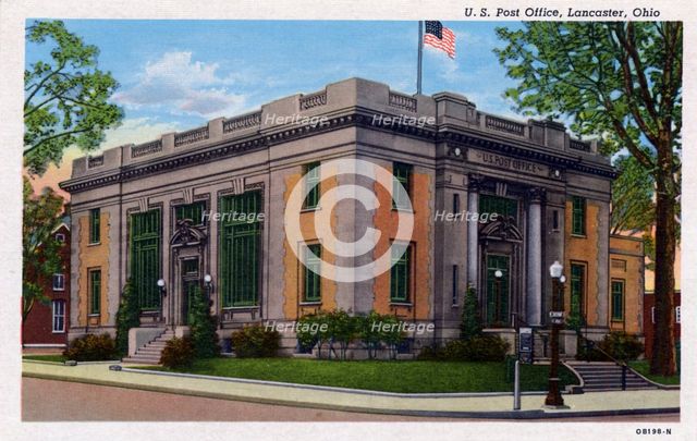 US Post Office, Lancaster, Pennsylvania, USA, 1940. Artist: Unknown