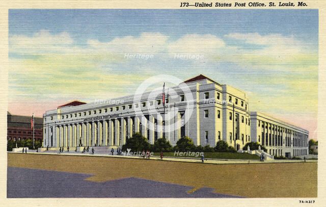 US Post Office, St Louis, Missouri, USA, 1937. Artist: Unknown