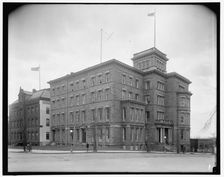 U.S. Public Health Service building, B St., SE, between 1910 and 1920. Creator: Harris & Ewing