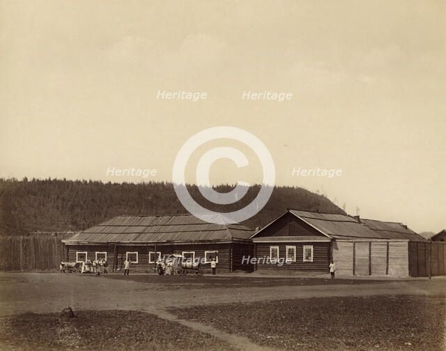 Ust'-Kara Hard Labor Convict Camp, 1891. Creator: Aleksei Kuznetsov.