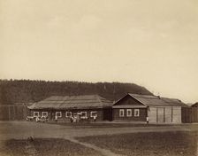 Ust'-Kara Hard Labor Convict Camp, 1891. Creator: Aleksei Kuznetsov