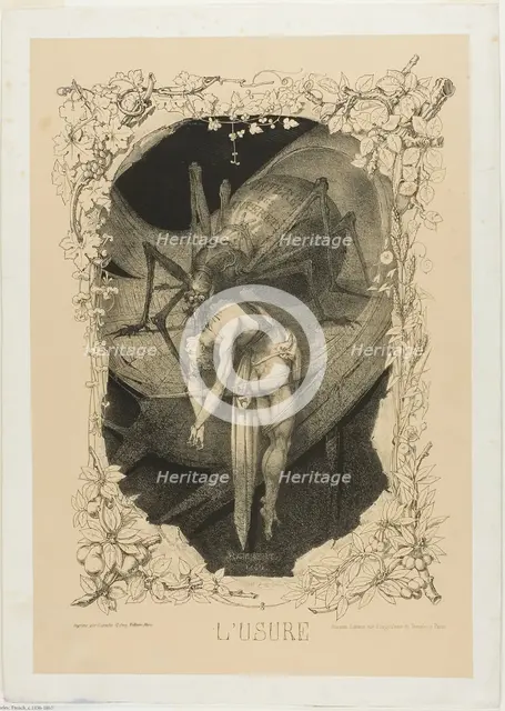 Usury, 1851. Creator: Charles Rambert.