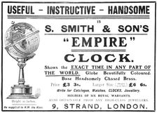 Useful - Instructive - Handsome is S. Smith & Son's "Empire" Clock, 1909. Creator: Unknown