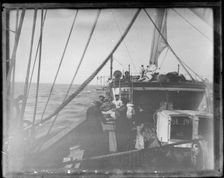 USFC Steamer "Albatross" Survey of Fishing Banks from Newport to Newfoundland, 1885. Creator: United States National Museum Photographic Laboratory