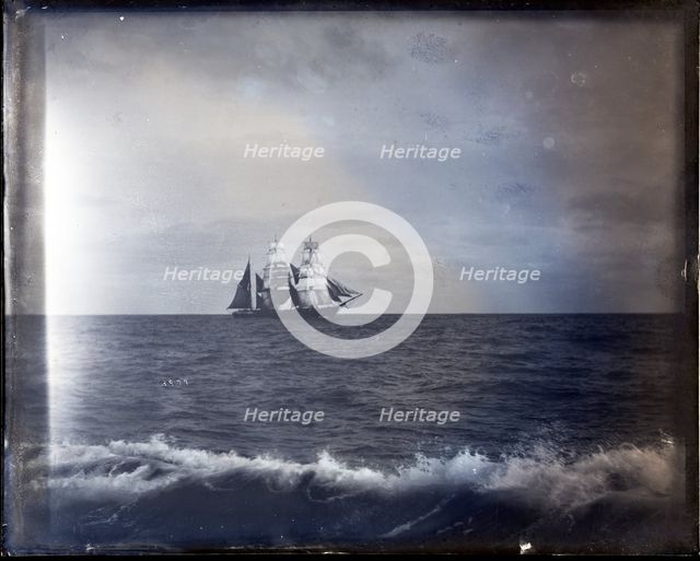 USFC Steamer "Albatross" Survey of Fishing Banks from Newport to Newfoundland, 1885. Creator: United States National Museum Photographic Laboratory.