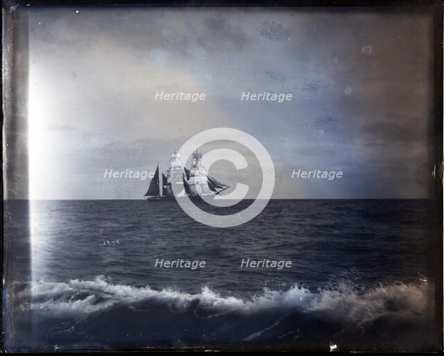 USFC Steamer "Albatross" Survey of Fishing Banks from Newport to Newfoundland, 1885. Creator: United States National Museum Photographic Laboratory.