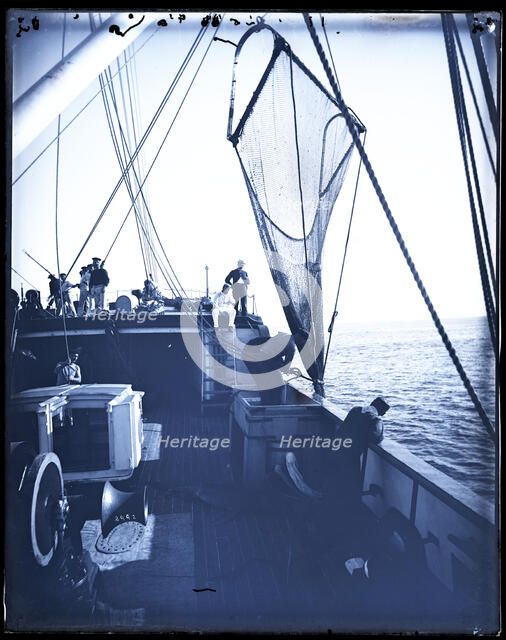 USFC Steamer "Albatross" Survey of Fishing Banks from Newport to Newfoundland, 1885. Creator: United States National Museum Photographic Laboratory.
