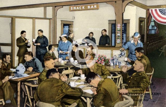 USO Club, Spartanburg, South Carolina, USA, 1943. Artist: Unknown