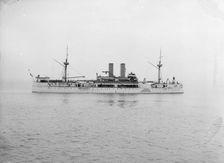 U.S.S. Maine, between 1895 and 1898. Creator: Unknown